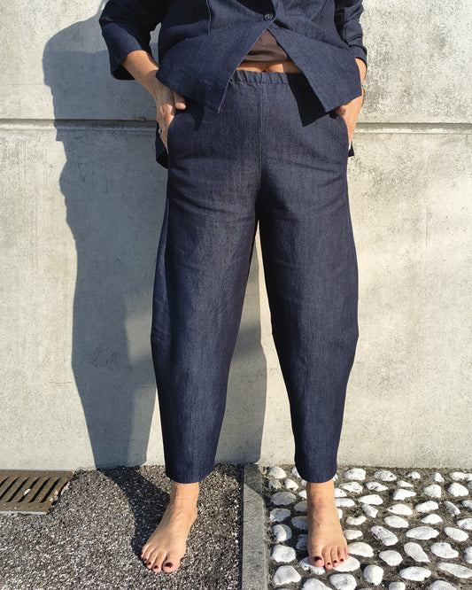 Pantalone Ombrone Denim | Blu