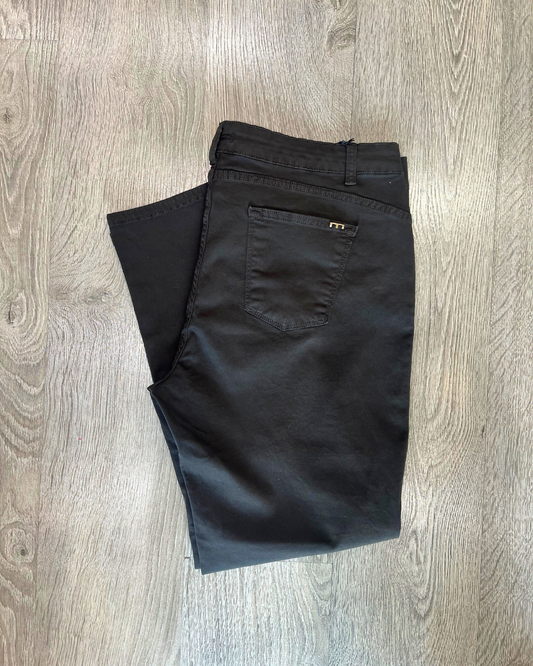 Pantalone slim marrone