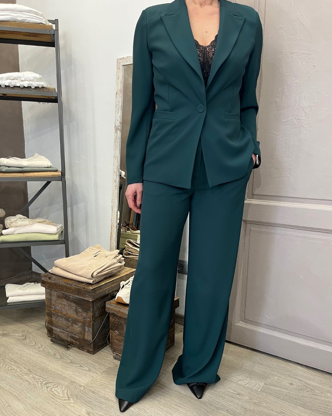 Giacca Bubu Verde | Curvy