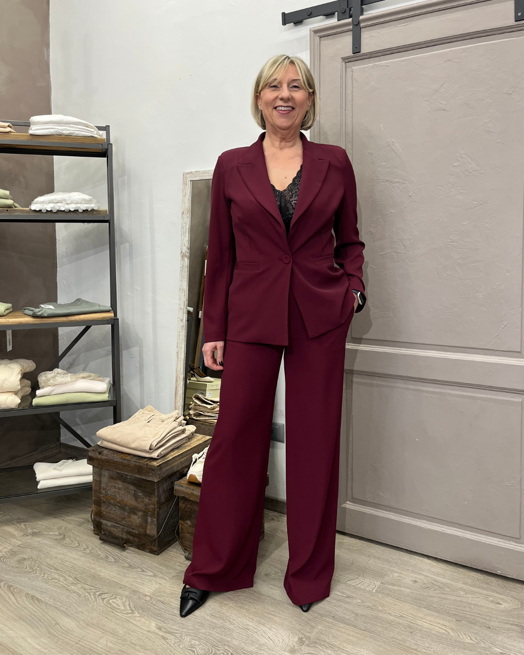 Pantalone Sparta Bordeaux | Regular