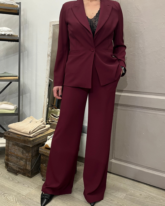 Giacca Bubu Bordeaux | Curvy