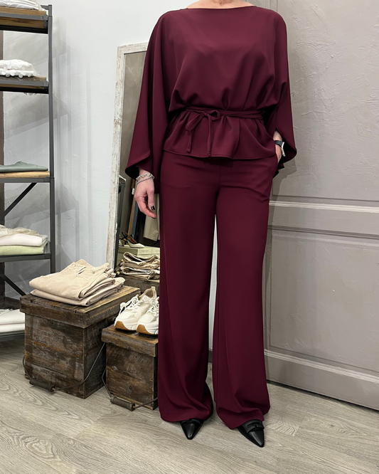 Completo Lin Bordeaux | Regular