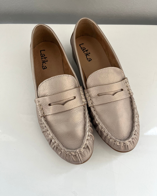 Mocassino Minerva | Champagne
