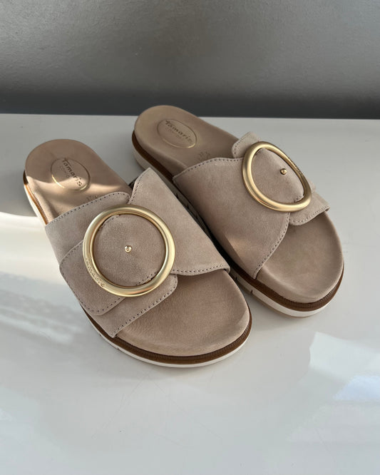 Ciabatta Wide Fit | Beige
