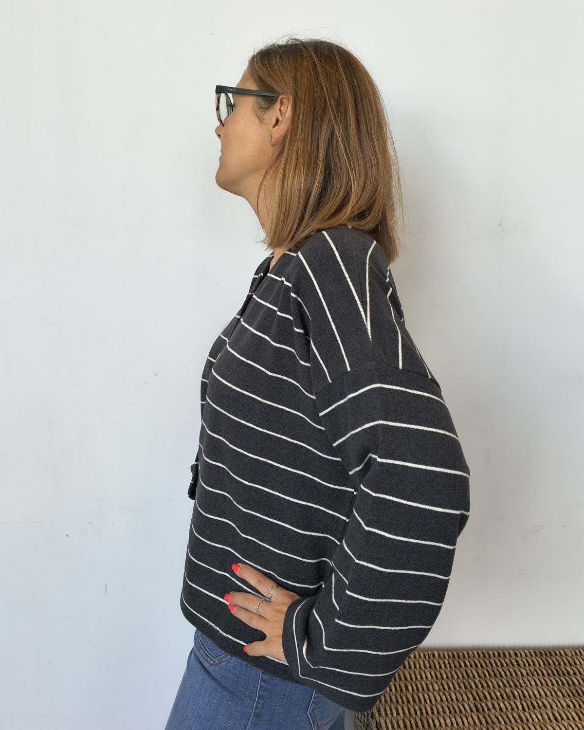 Cardigan Greta | Carbone