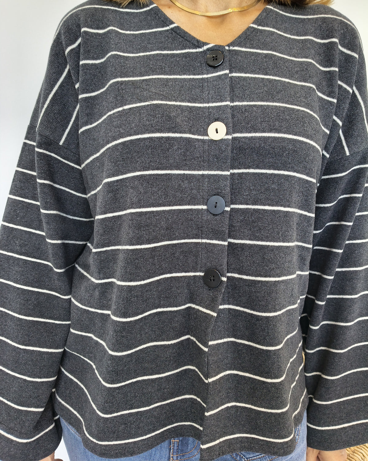 Cardigan Greta | Carbone