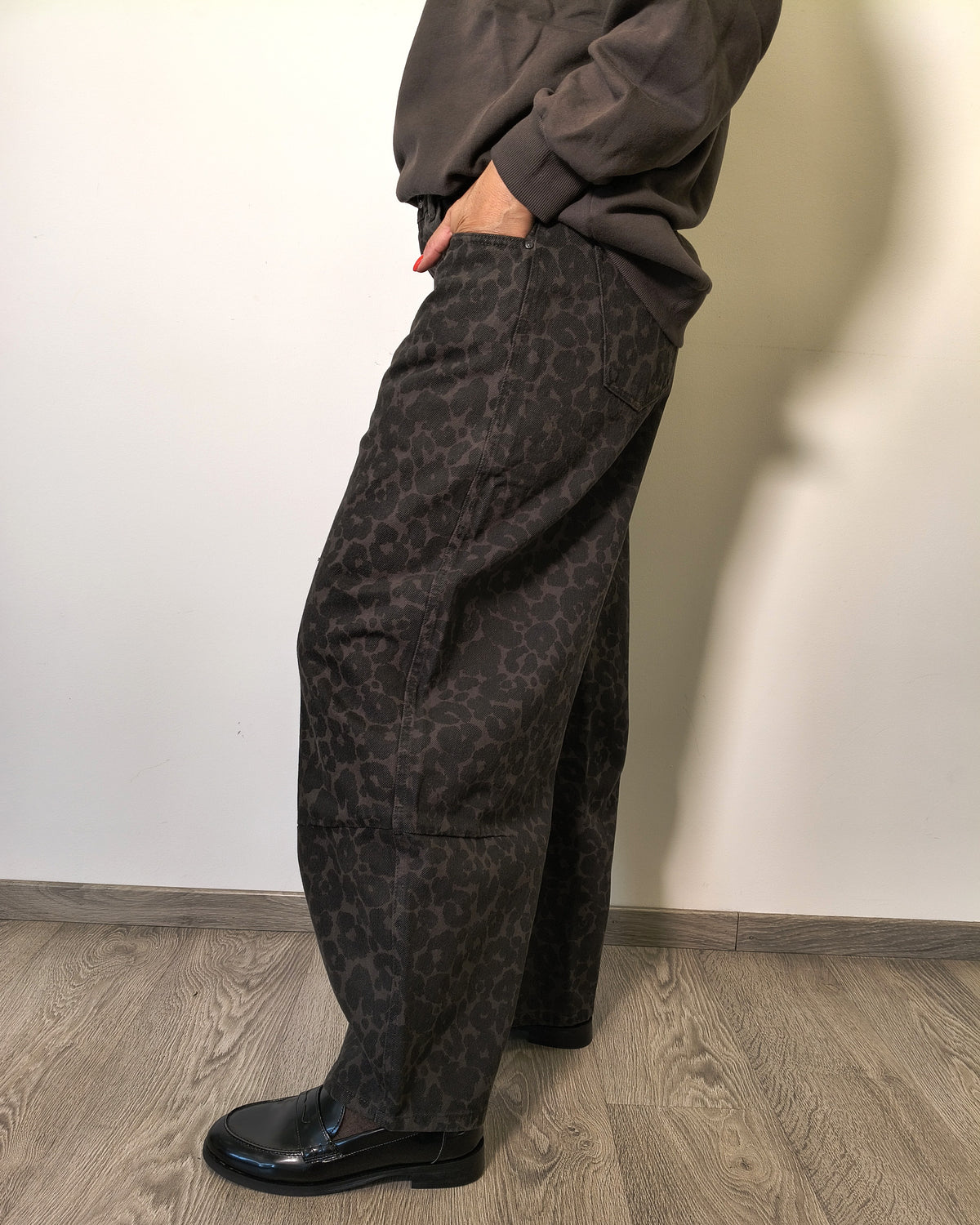 Jeans Bordeaux | Marrone Nero