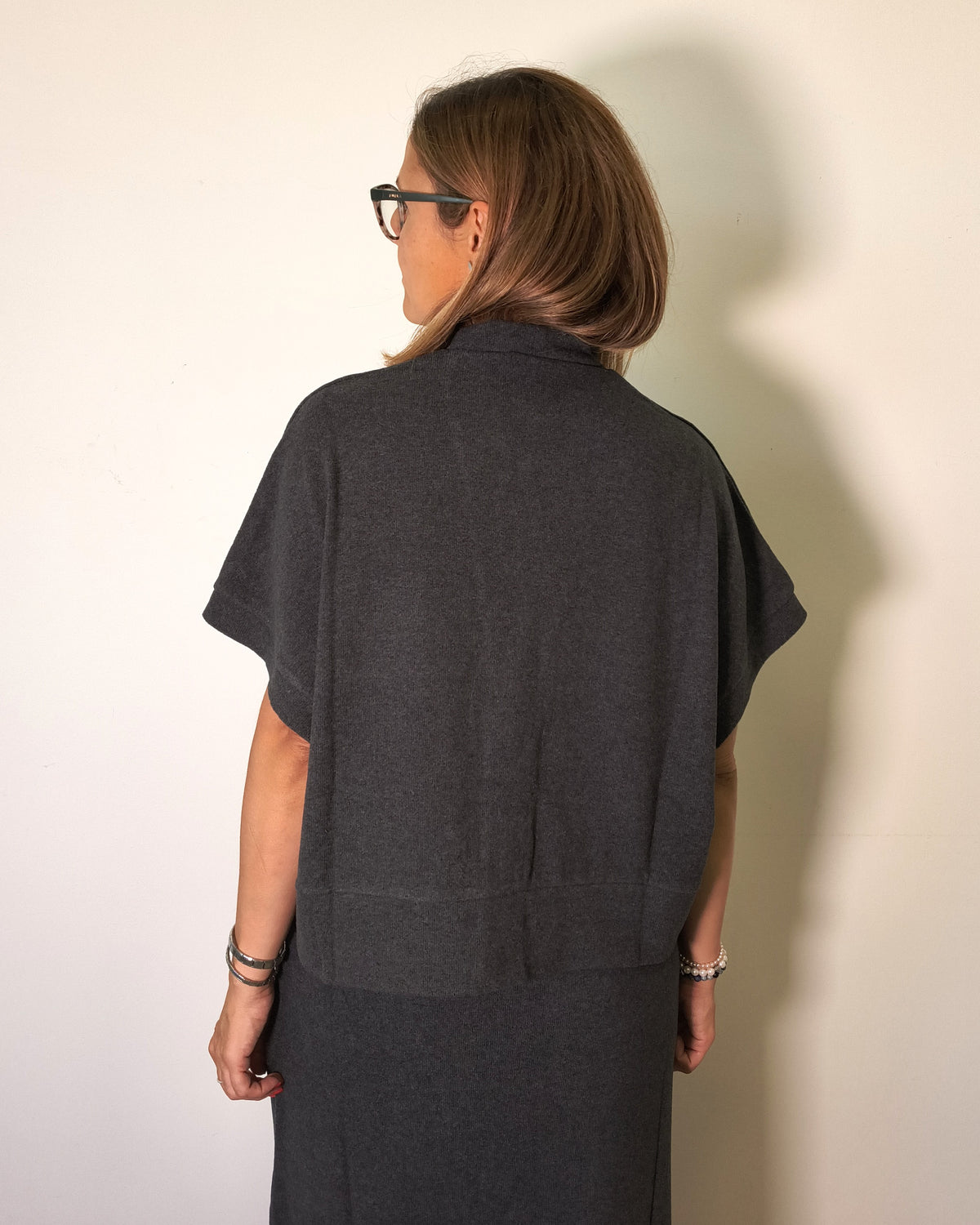 Gilet Lina | Carbone