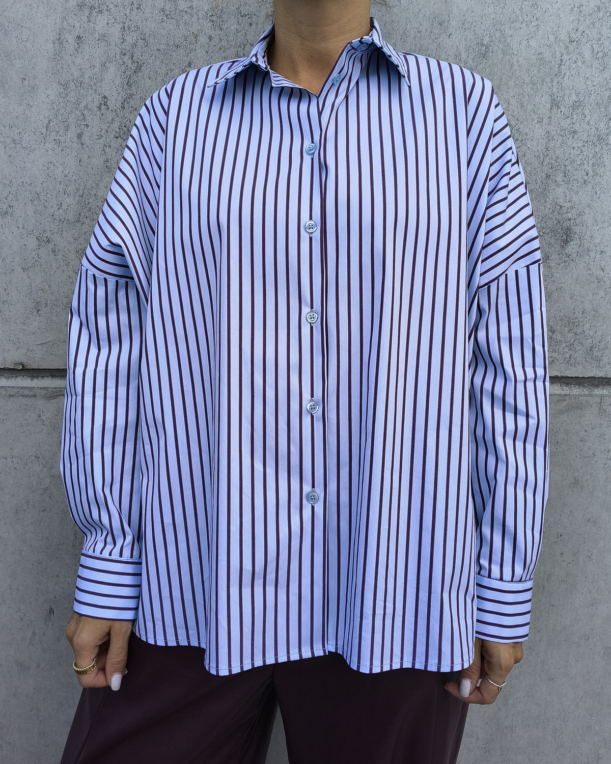 Camicia Ginevra | Azzurro Bordeaux