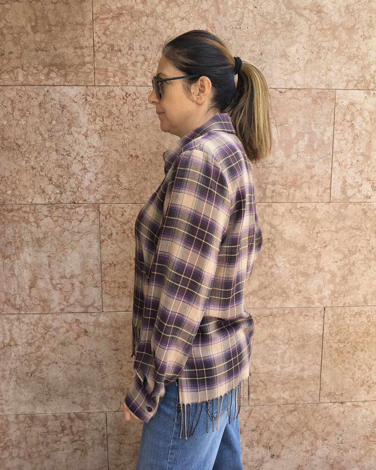 Camicia Frange | Viola