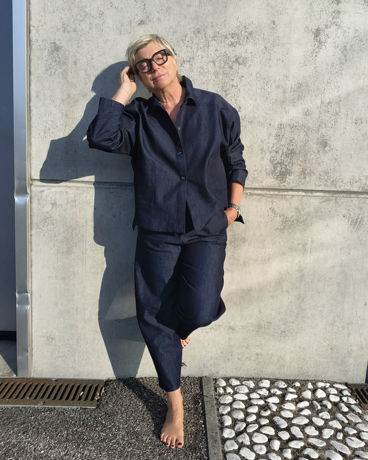 Pantalone Ombrone Denim | Blu