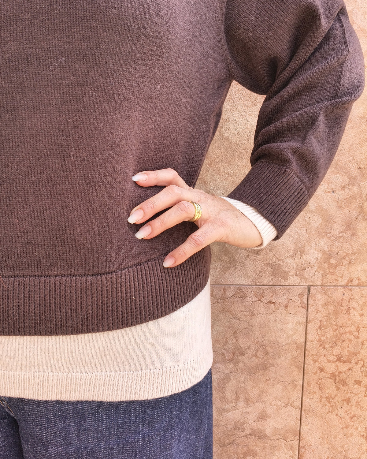 Pullover Biarritz | Marrone