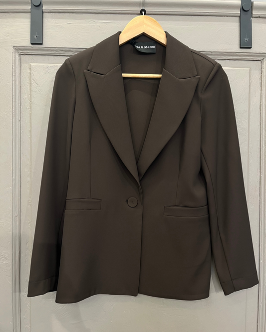 Giacca Bubu Marrone | Curvy