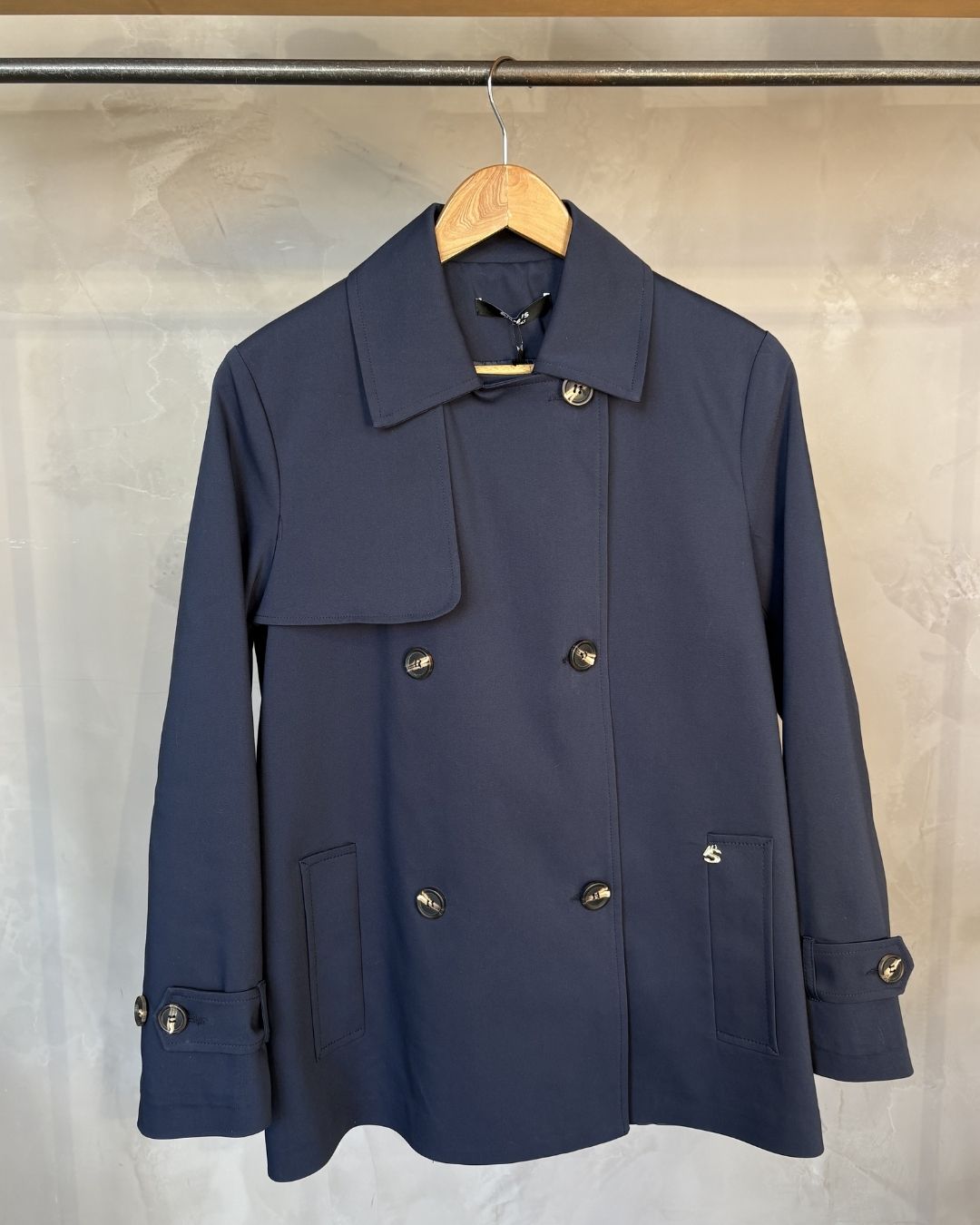 Trench corto | Blu