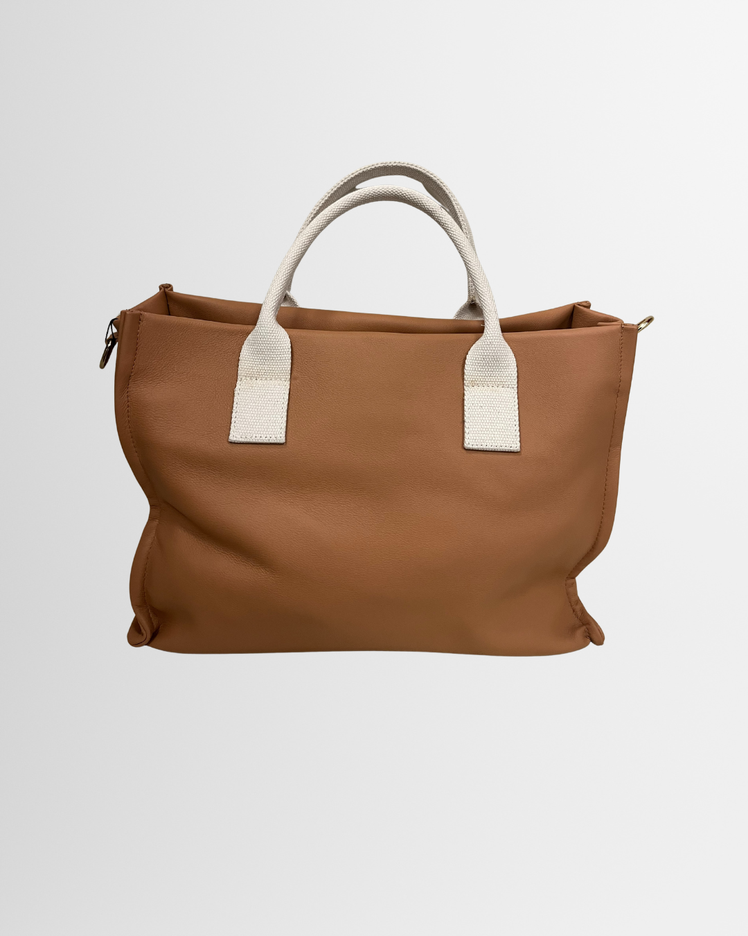 Borsa in pelle sabbia