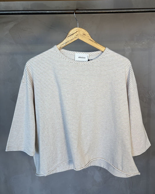 Maglia righe | beige