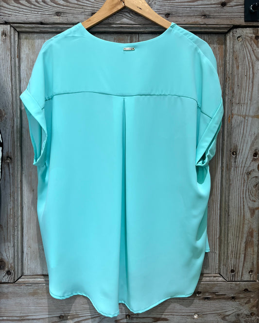 Blusa Spilla | Acqua Marina
