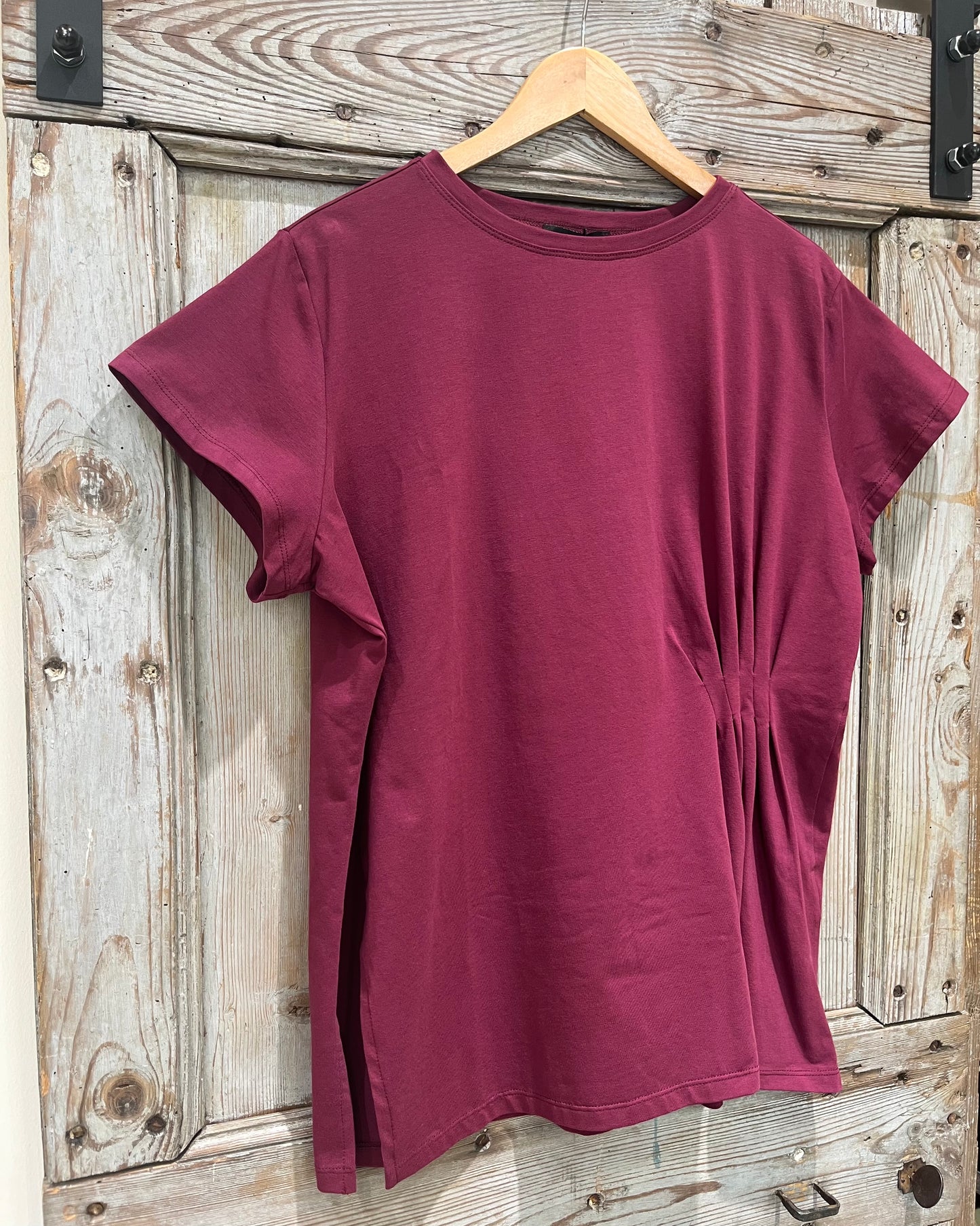 Maglia arricciatura | Bordeaux