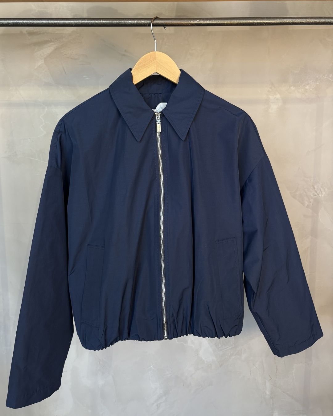 Bomber corto | Blu