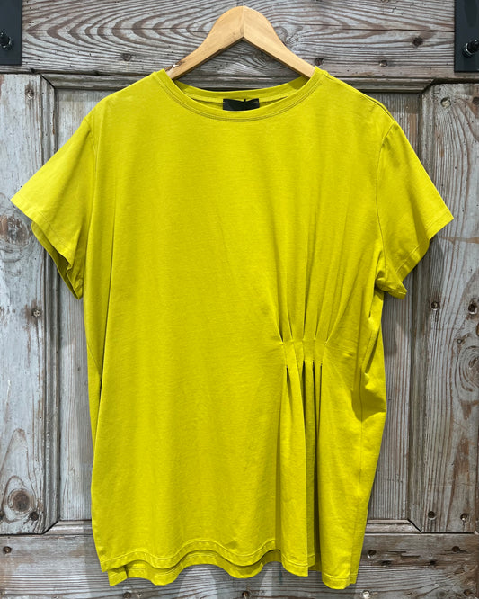 Maglia arricciatura | Verde Acido