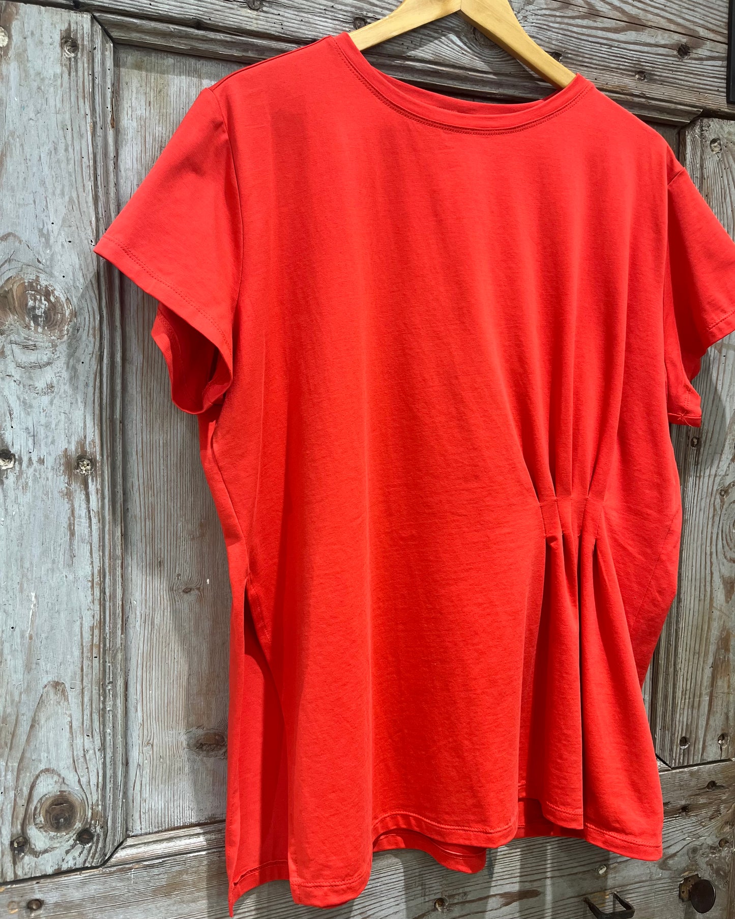 Maglia arricciatura | Rosso