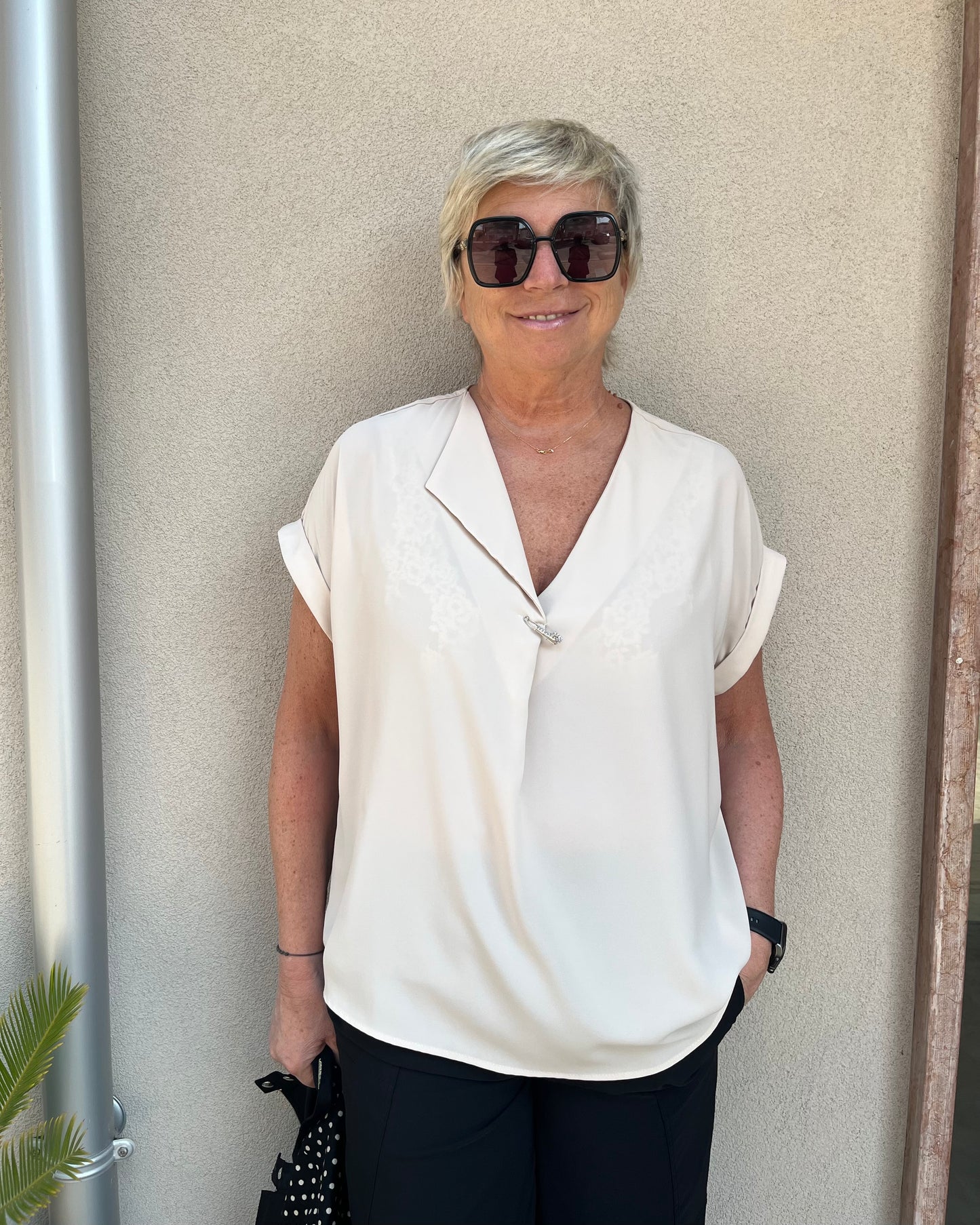 Blusa Spilla | Vaniglia
