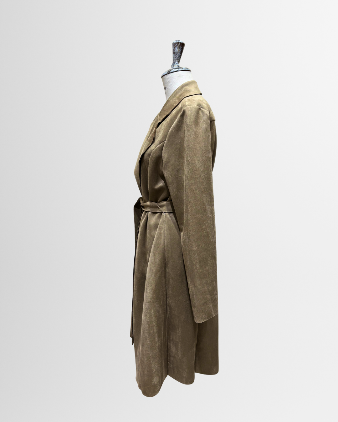 Cappotto lungo con cintura