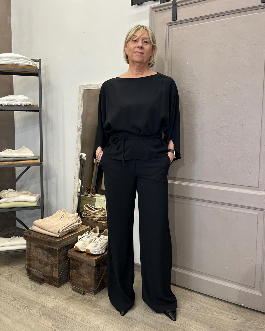 Completo Lin Nero | Regular