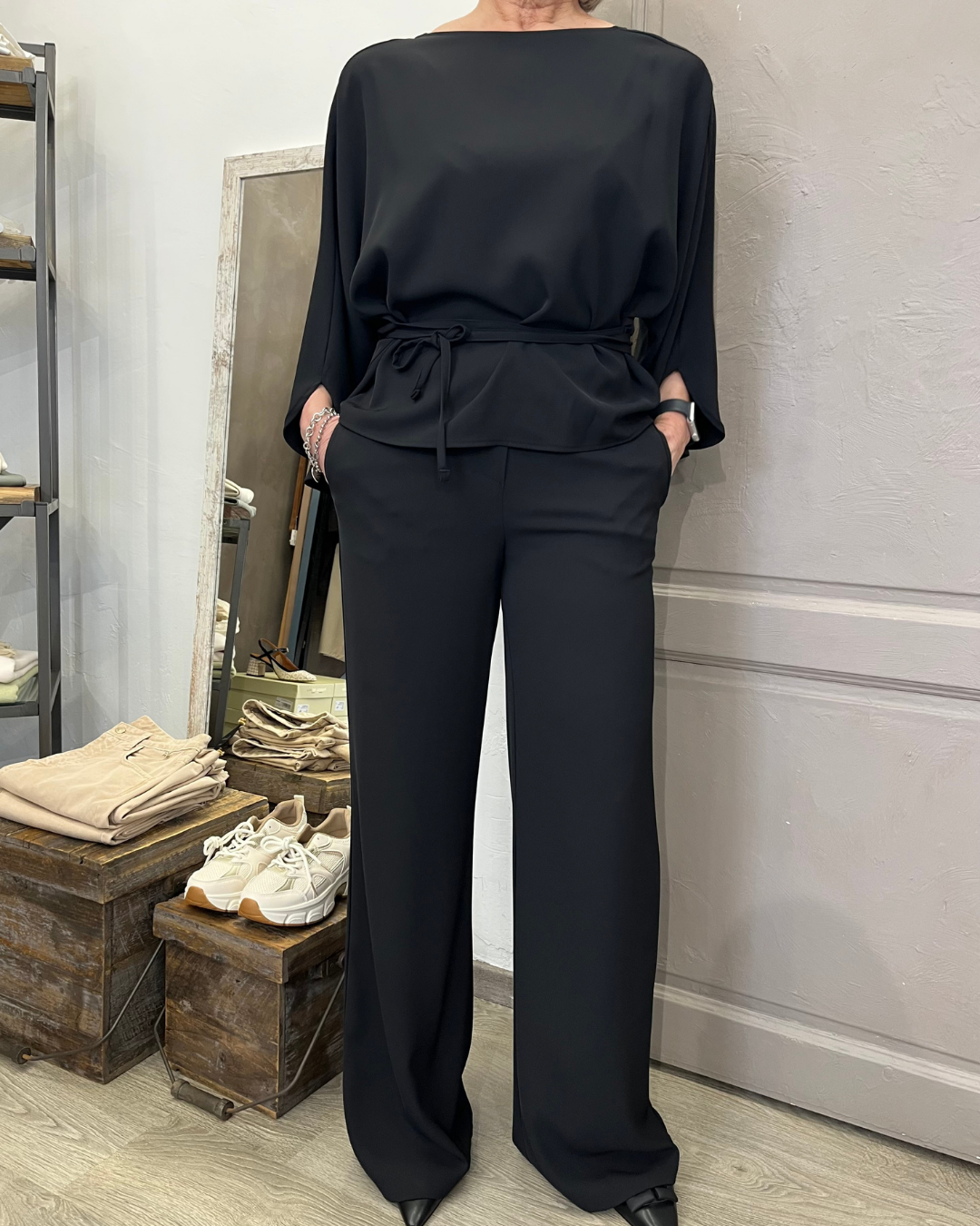 Completo Lin Nero | Regular