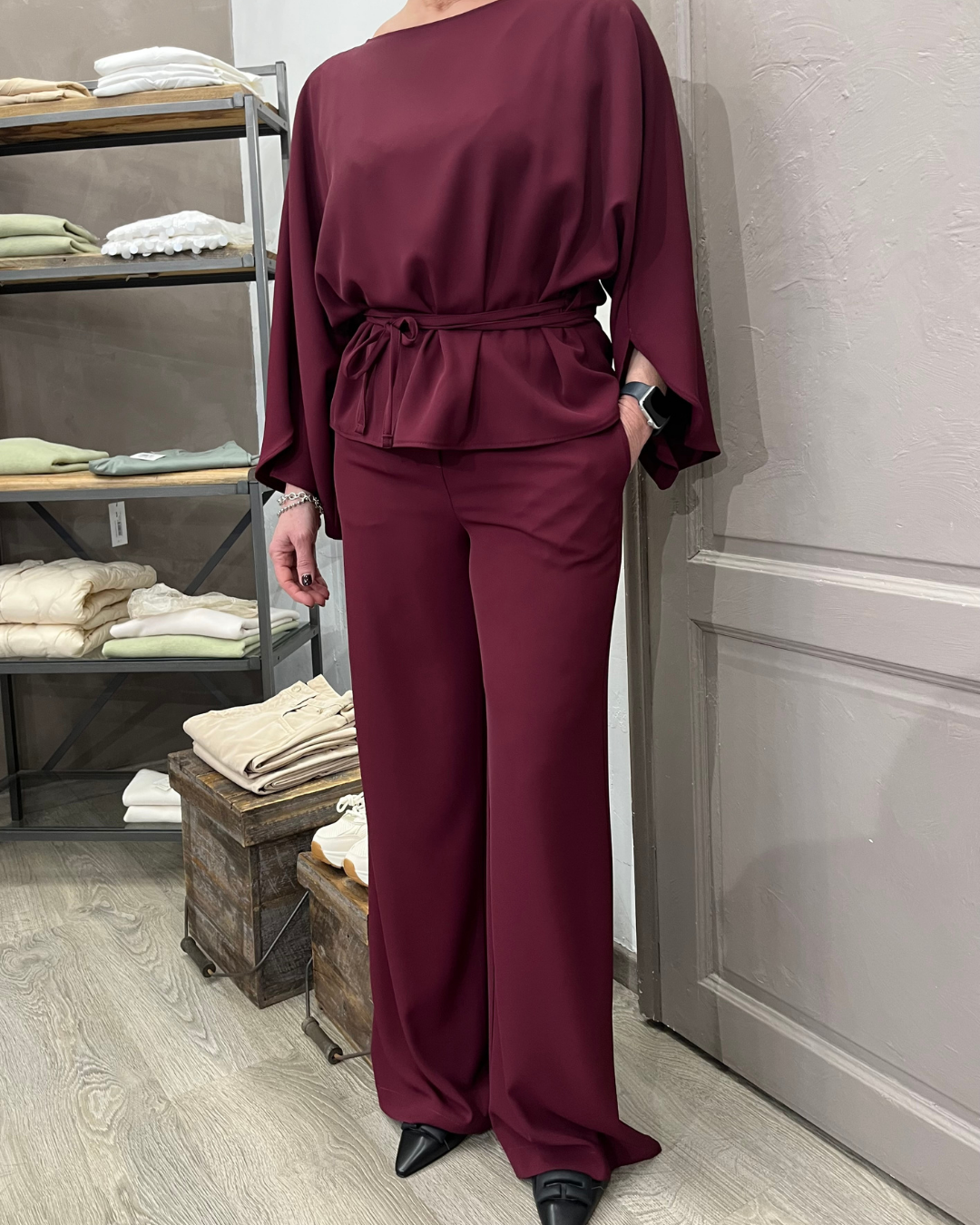 Completo Lin Bordeaux | Regular