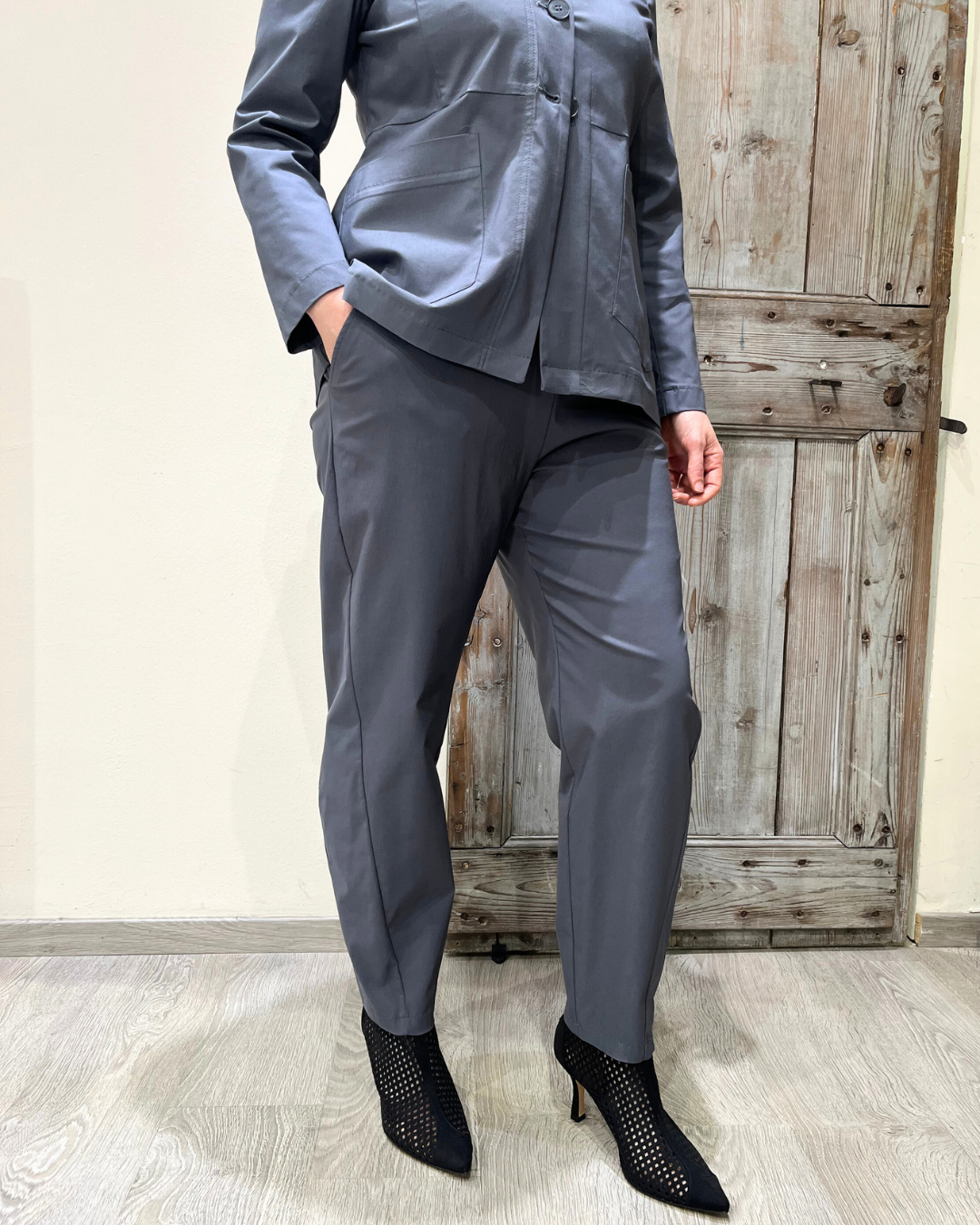 Pantalone Carotina Grigio