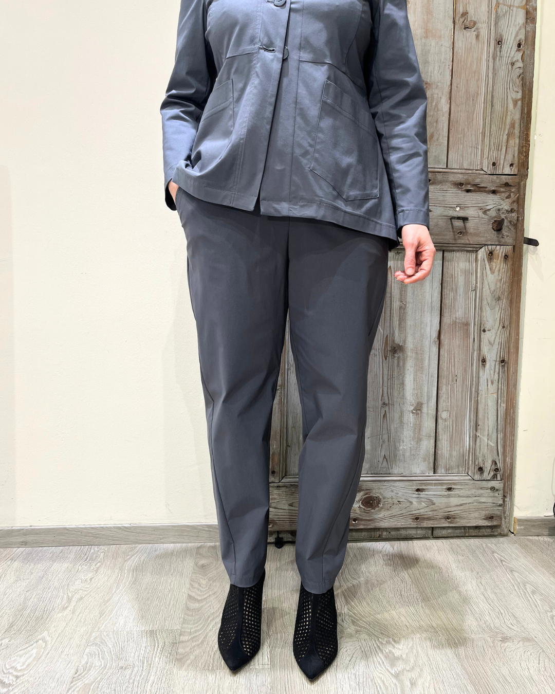Pantalone Carotina Grigio