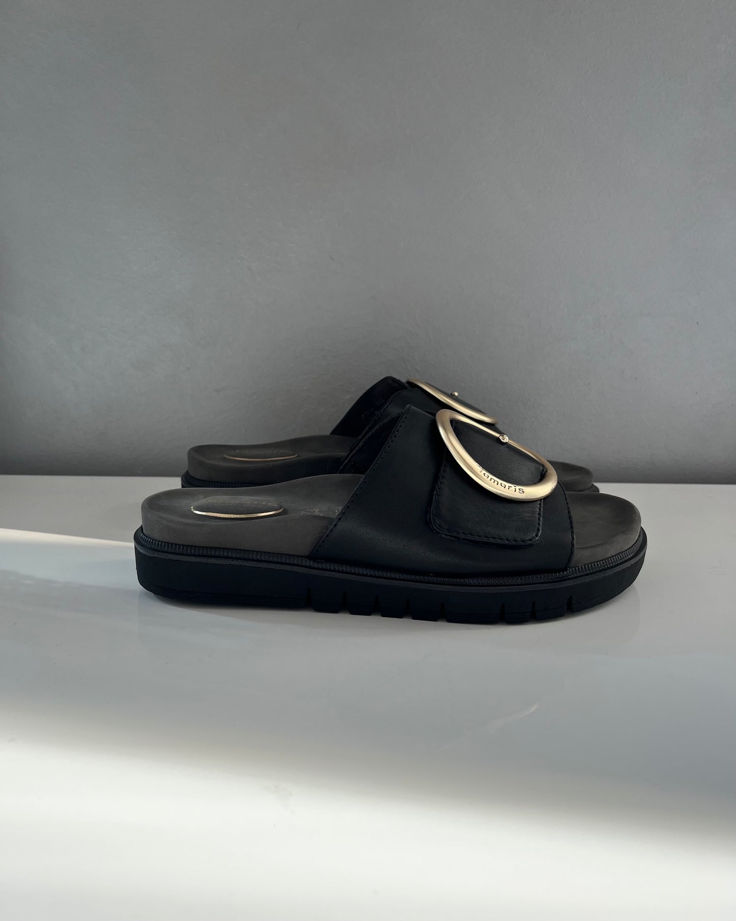 Ciabatta Wide Fit | Nero