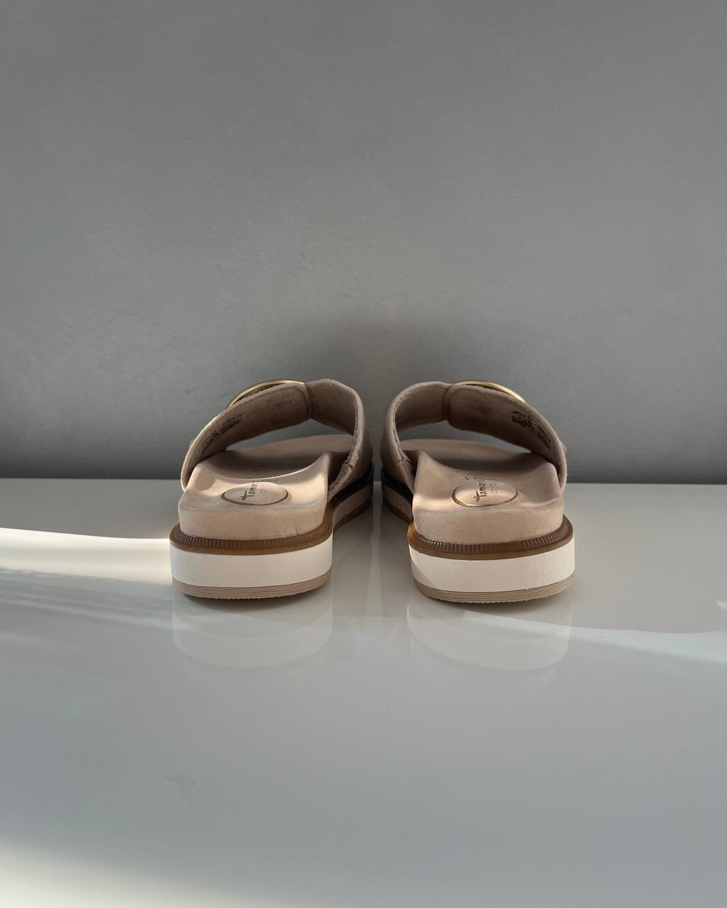 Ciabatta Wide Fit | Beige