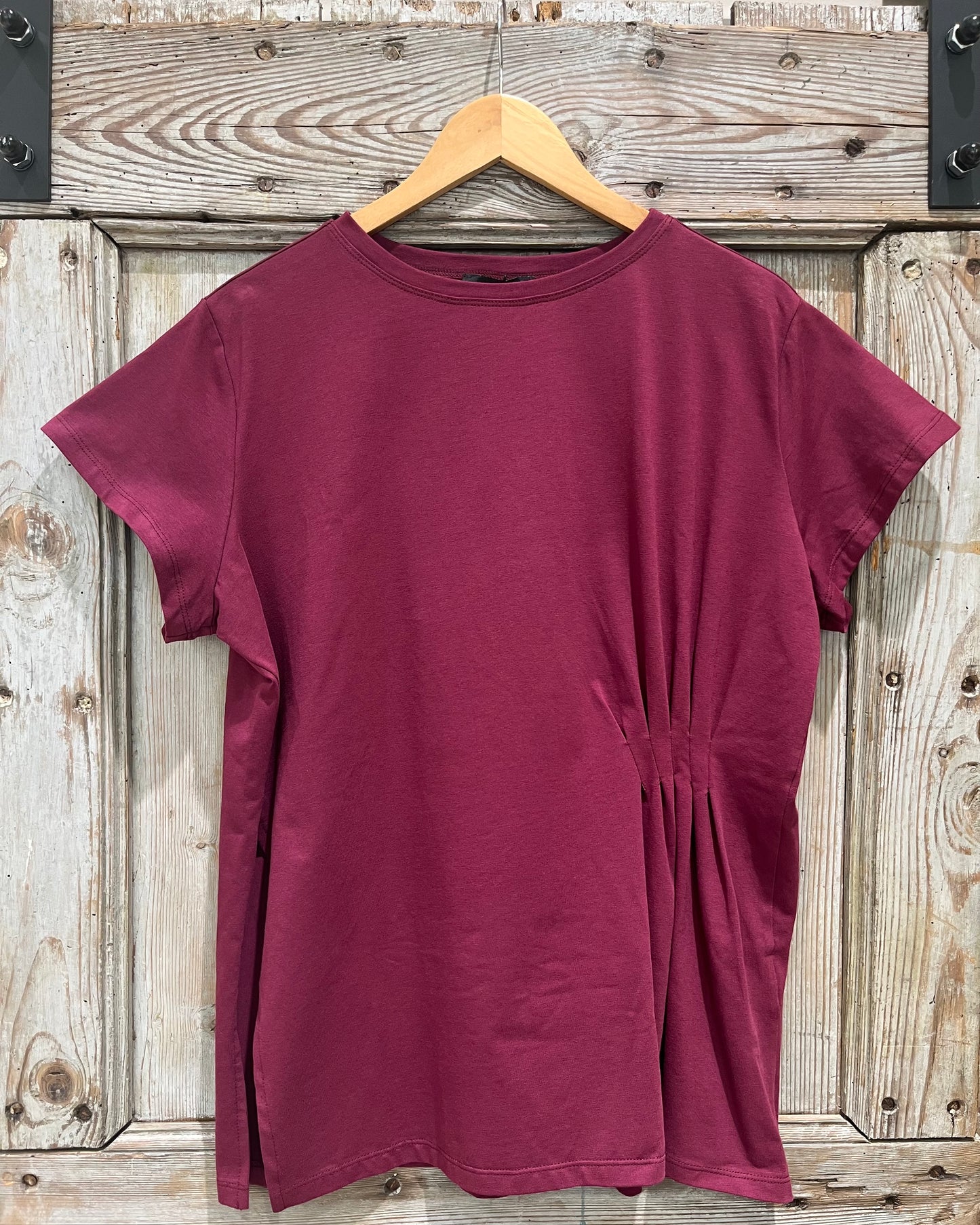 Maglia arricciatura | Bordeaux
