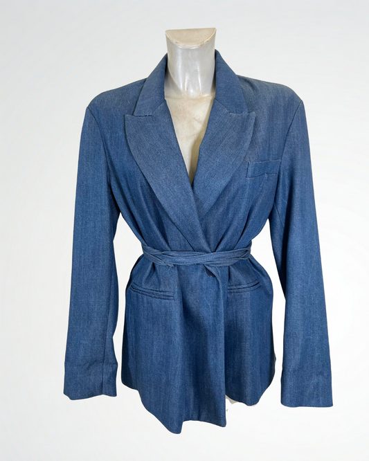 Giacca doppio petto denim