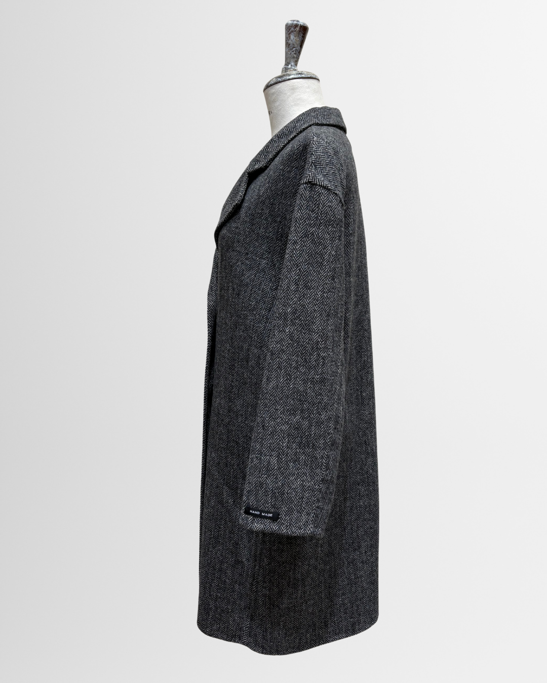 Cappotto doppiopetto spinato