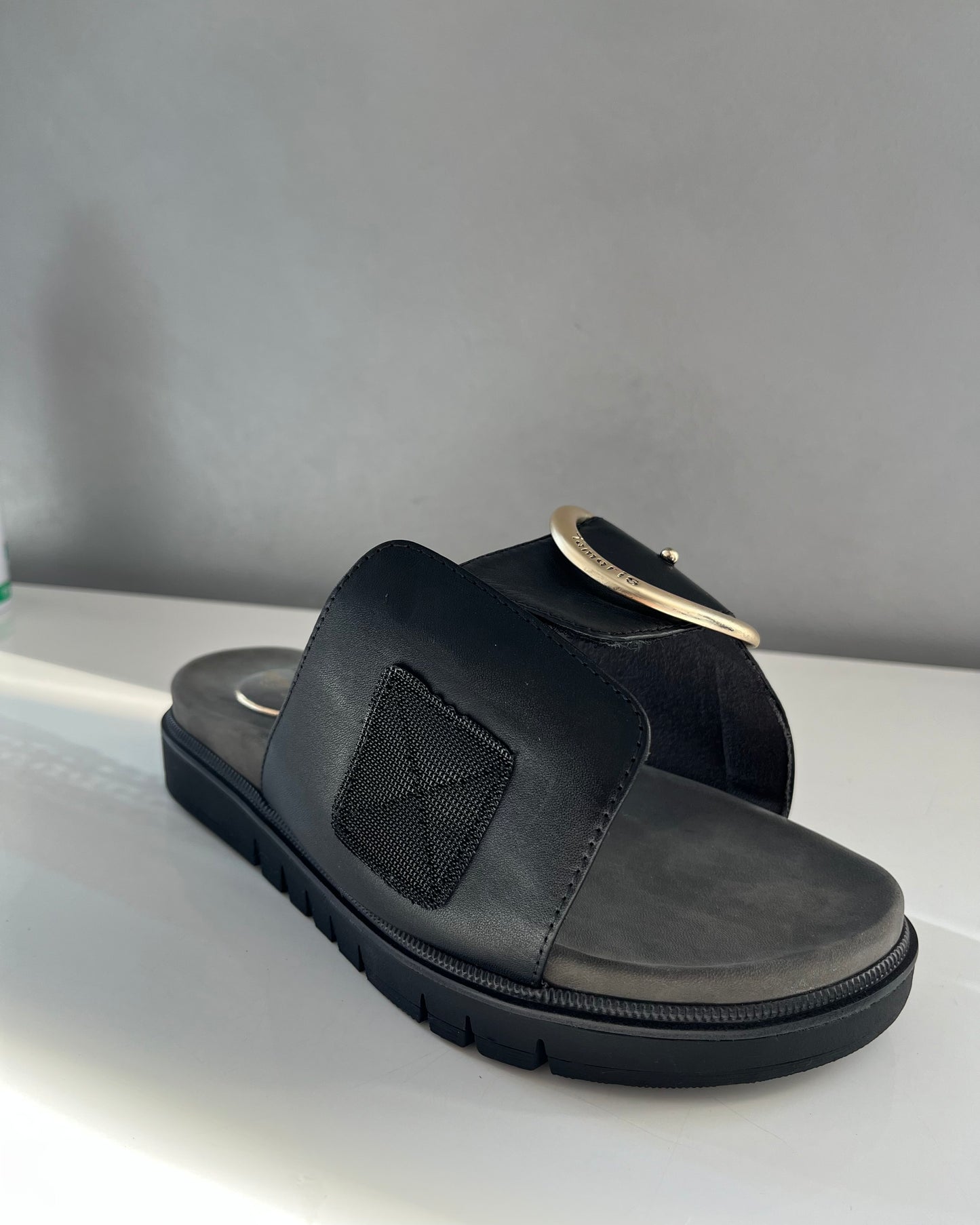 Ciabatta Wide Fit | Nero