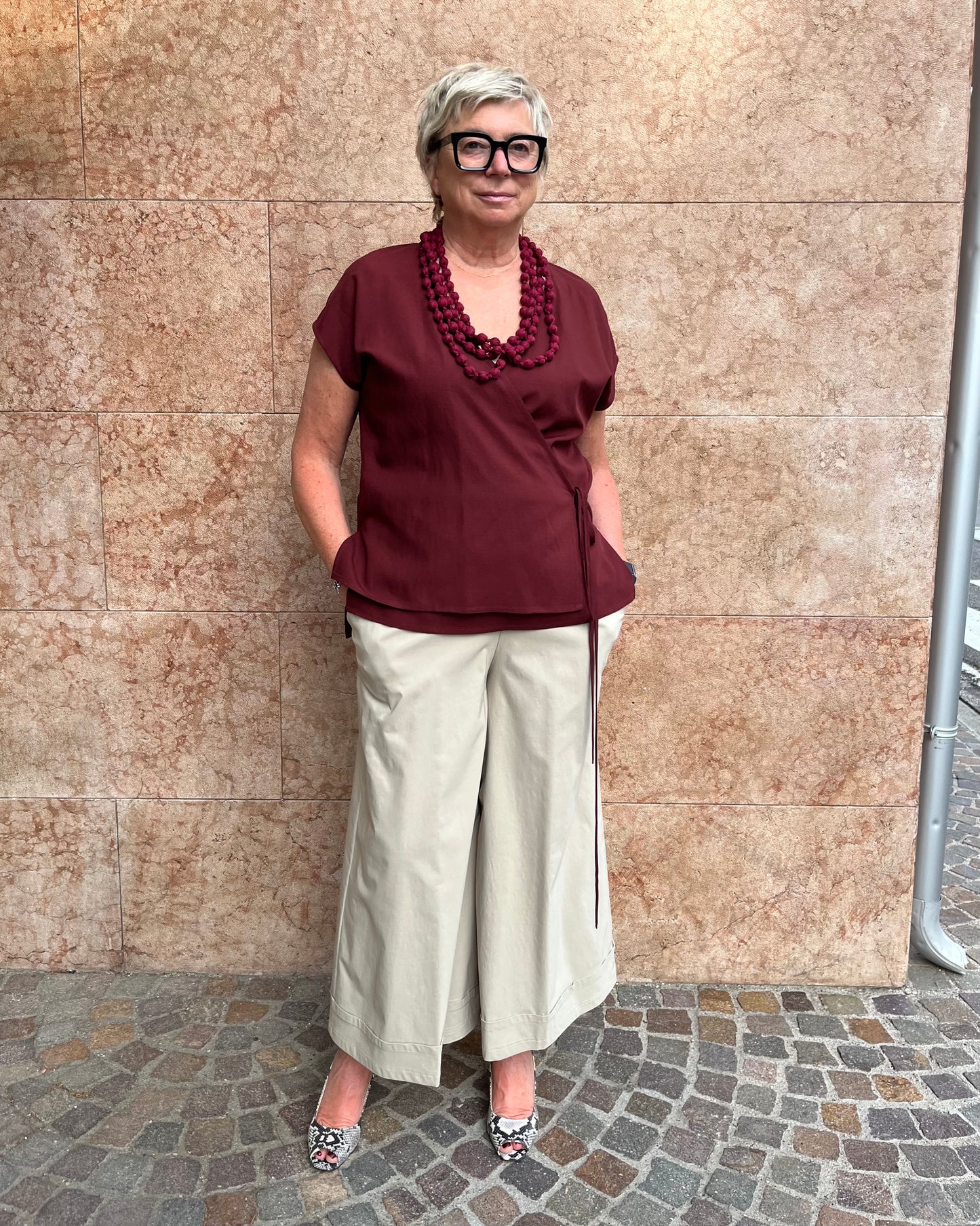 Gonna Pantalone | Beige