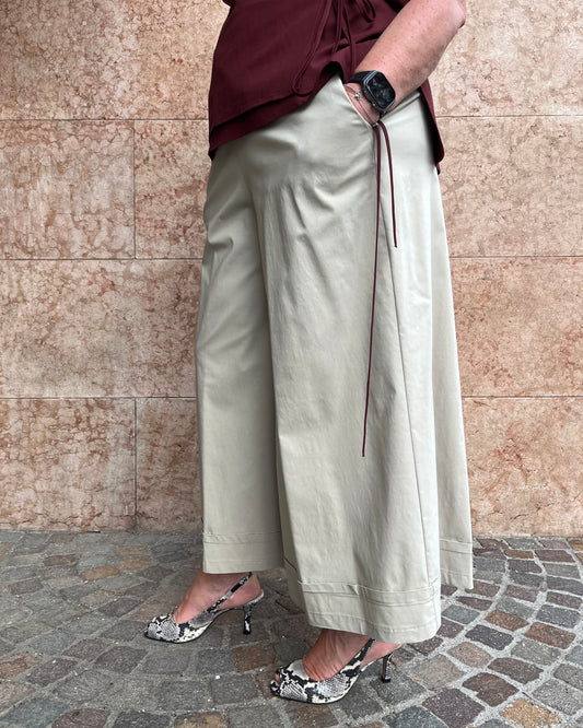 Gonna Pantalone | Beige