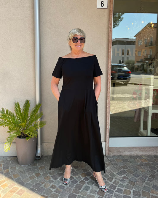 Abito Bardot | Nero