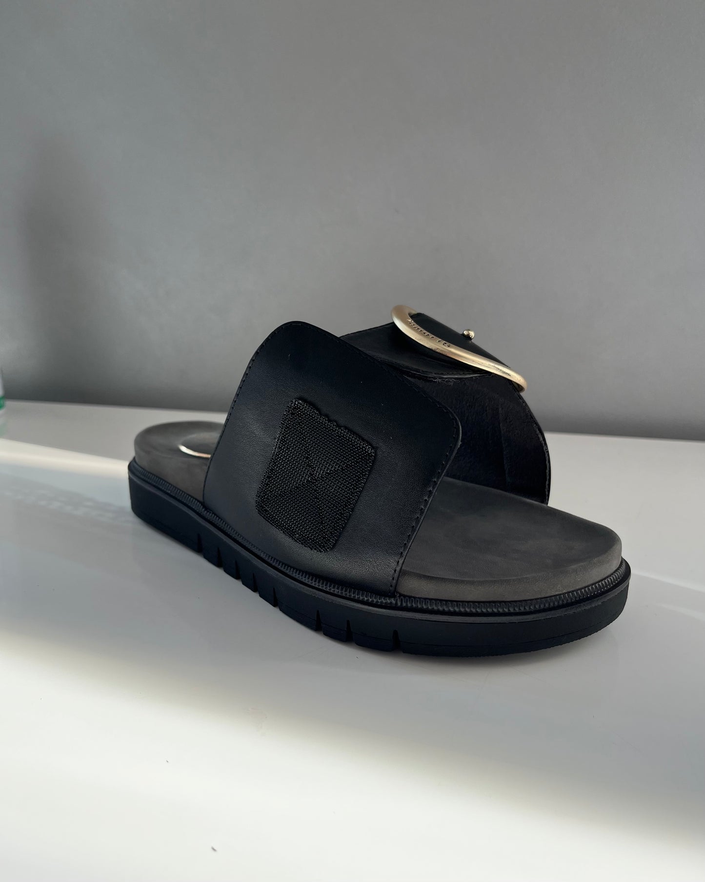 Ciabatta Wide Fit | Nero