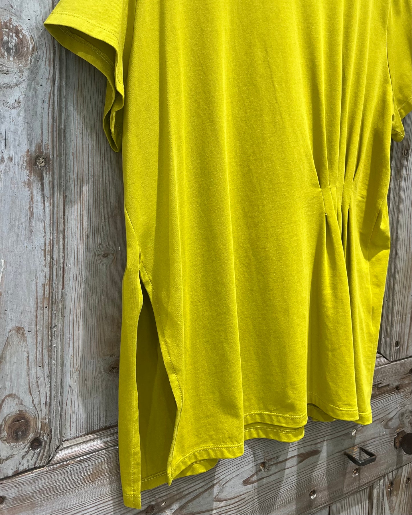 Maglia arricciatura | Verde Acido