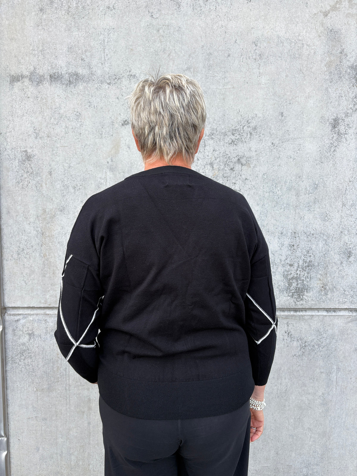 Cardigan Susanne | Nero Beige