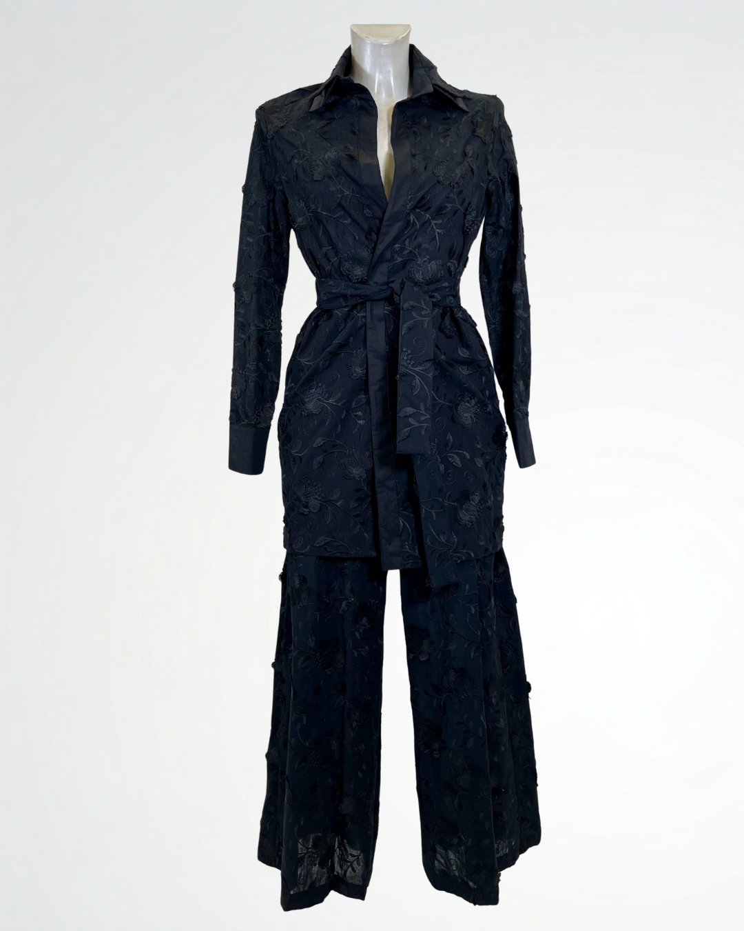 Pantalone con fiori