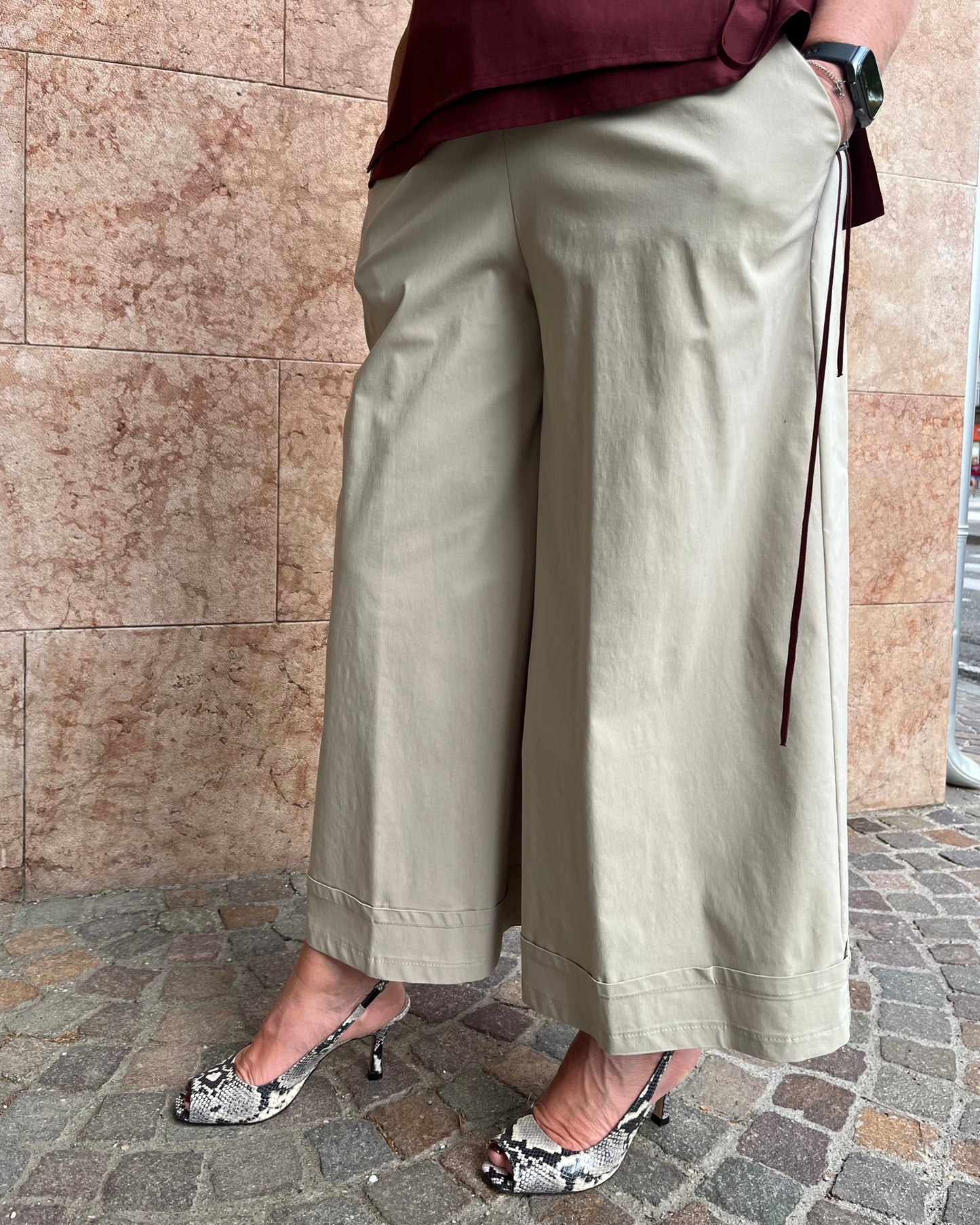 Gonna Pantalone | Beige