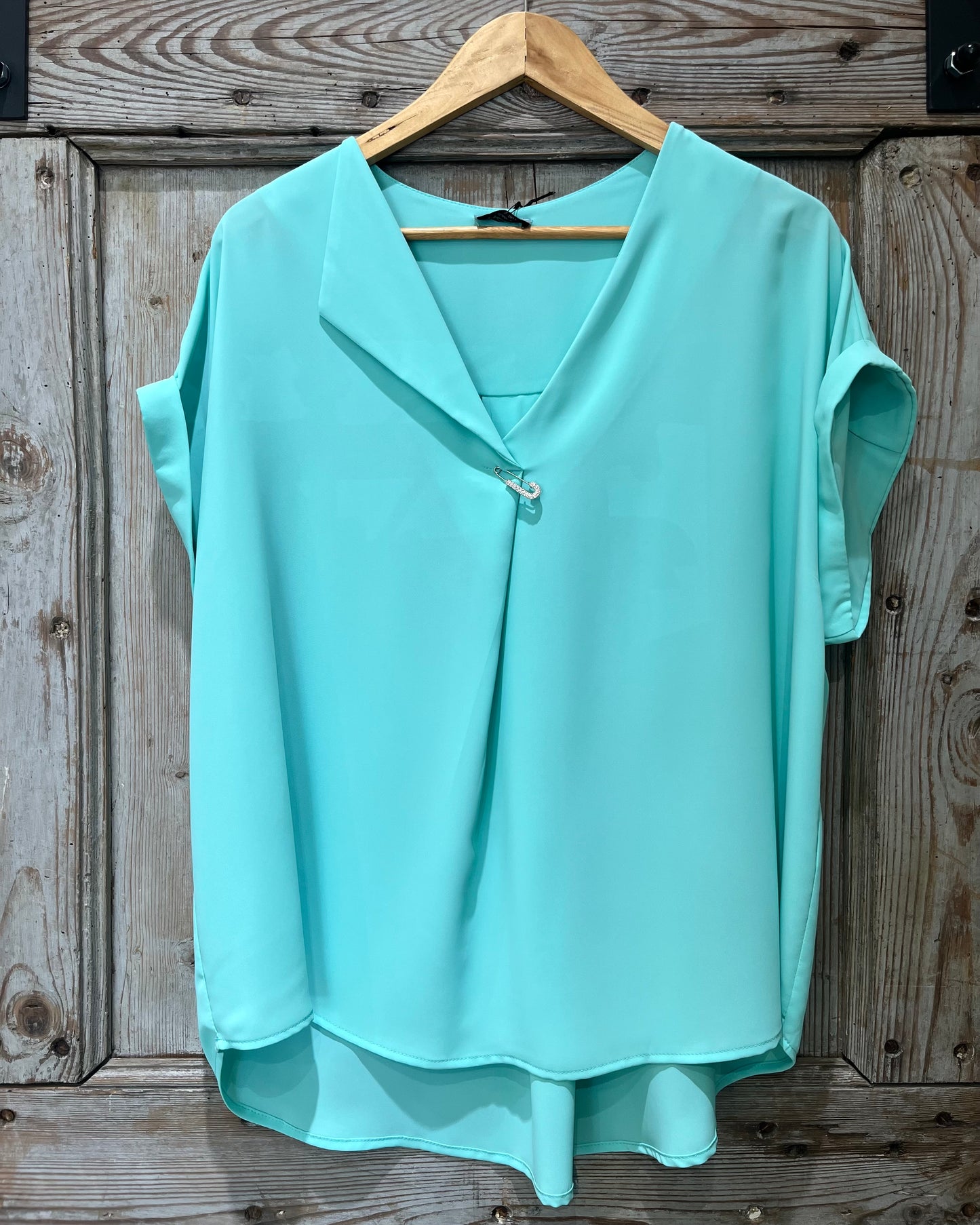 Blusa Spilla | Acqua Marina