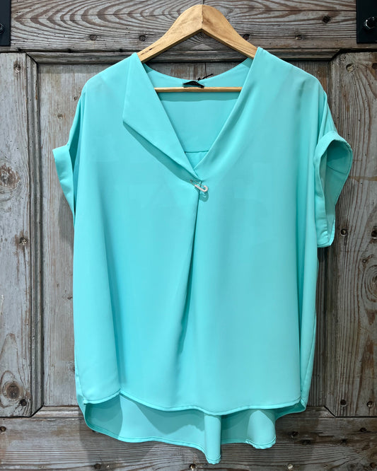 Blusa Spilla | Acqua Marina