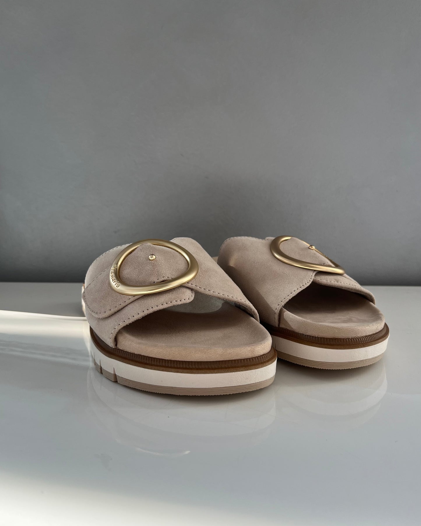Ciabatta Wide Fit | Beige