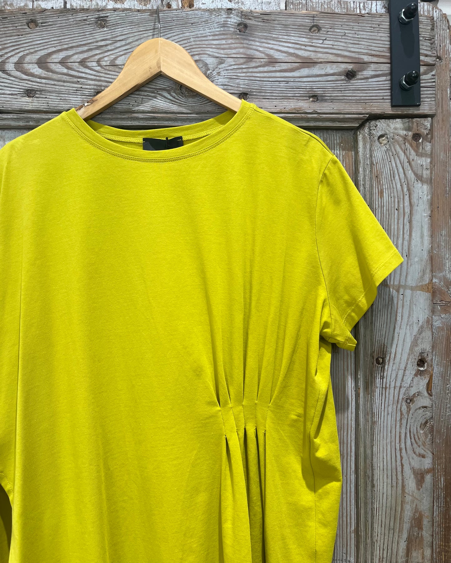 Maglia arricciatura | Verde Acido